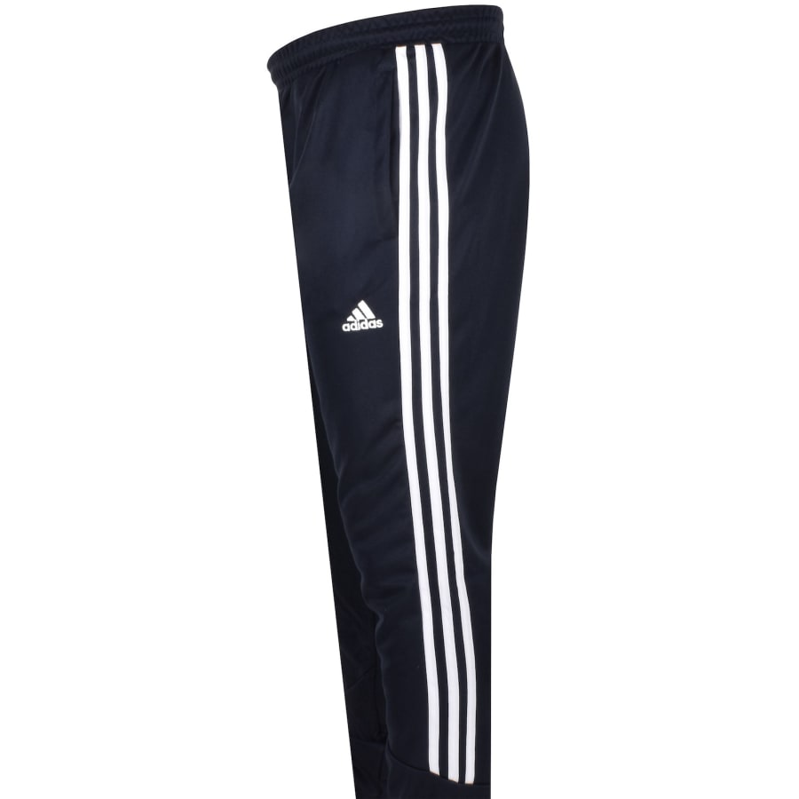 Adidas 3 stripe joggers navy hot sale